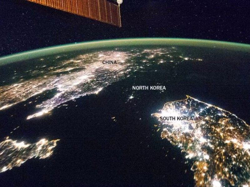 Египет и Израиль, Южная и Северная Корея: как выглядят из космоса в сравнении страны соседи