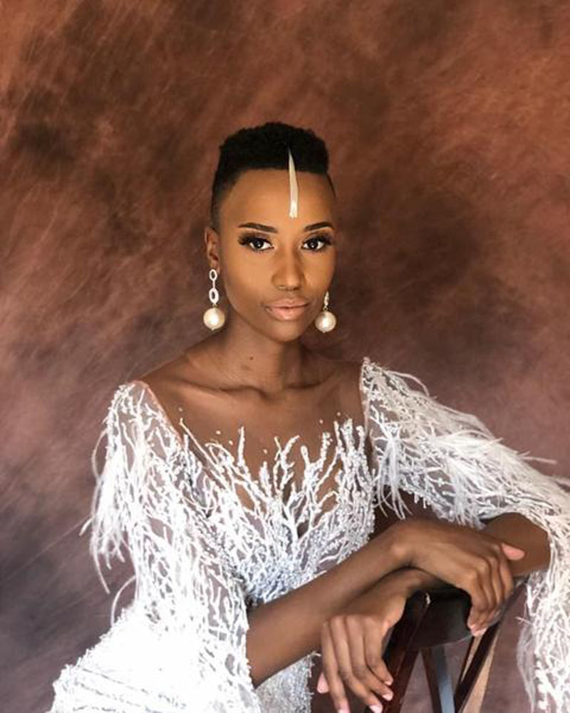 От африканской деревушки до короны  Мисс Вселенная : чернокожая красотка завоевала титул в 2019 году