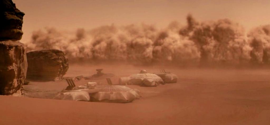 Ученые выдвинули гипотезу, что Марс потерял воду из за пылевых бурь
