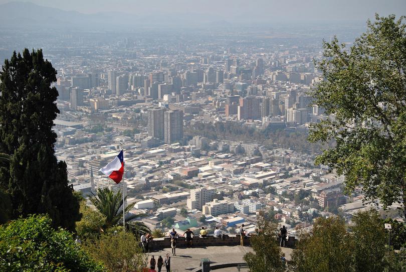 10 главных достопримечательностей Сантьяго де Чили: Серро Сан Кристобаль   один из самых живописных холмов мира