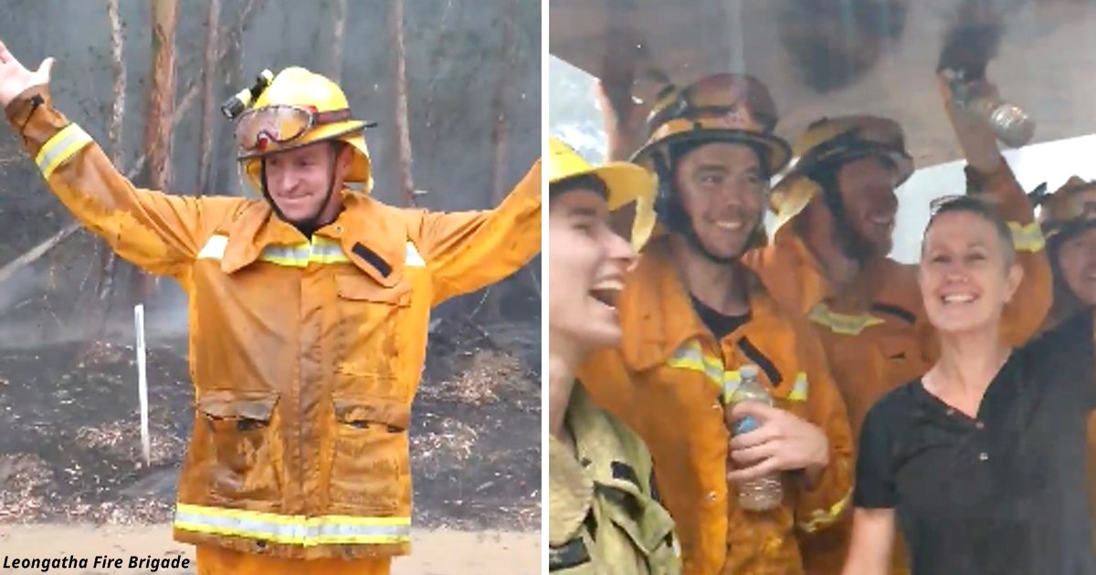 В Австралии пошли дожди после недельных пожаров. Пожарные прыгают от радости
