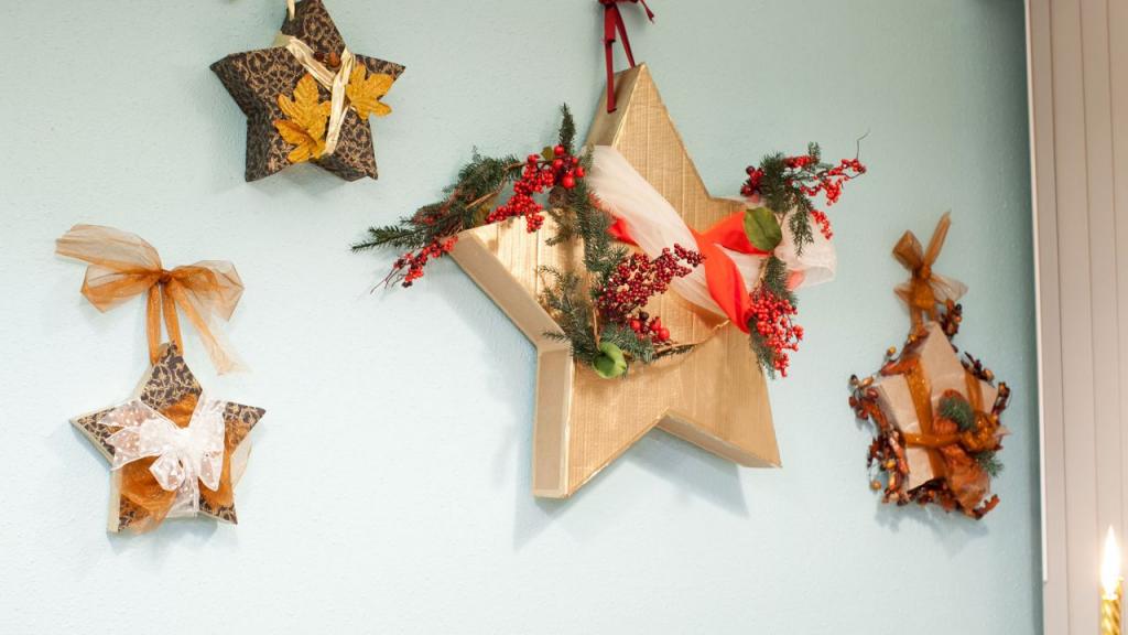 Праздник приближается: мы сделали 3D звезды для украшения дома к Новому году