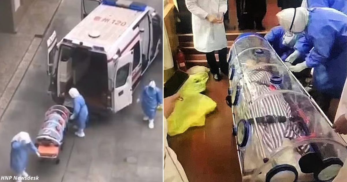 Вот как в Китае перевозят человека, заболевшего новым вирусом