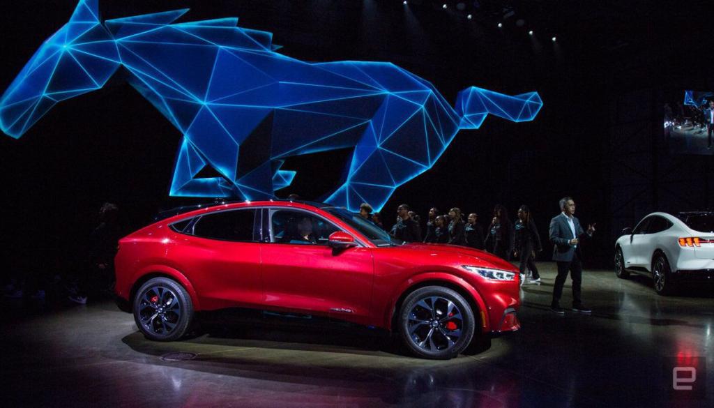 Красные тормозные суппорты: новый Mustang Mach-E First Edition раскупили еще за год до выпуска