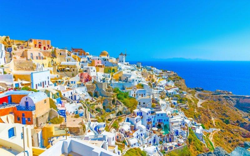 Пример 10 дневного тура по Афинам, Миконосу и Санторини