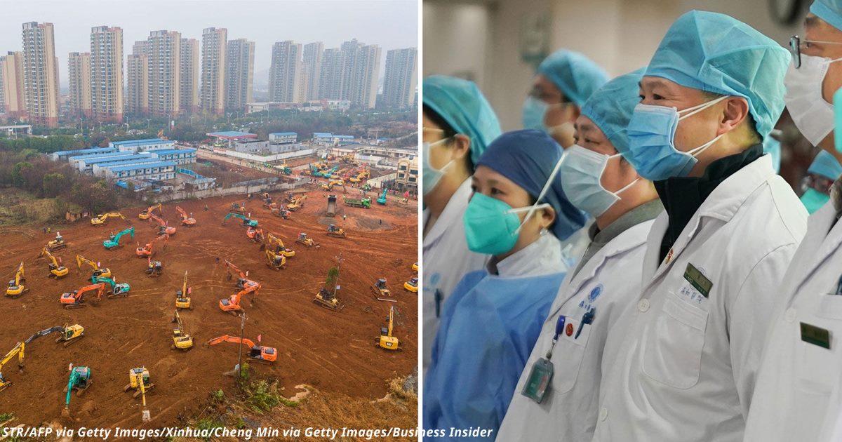 Ухань: Китай строит больницу за 6 дней, потому что не хватает коек