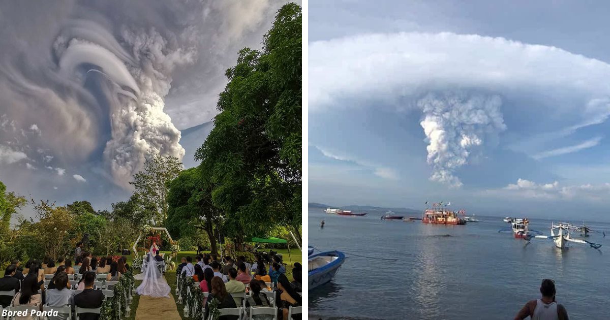 30 фото, показывающие всю мощь вулкана, который проснулся на Филиппинах