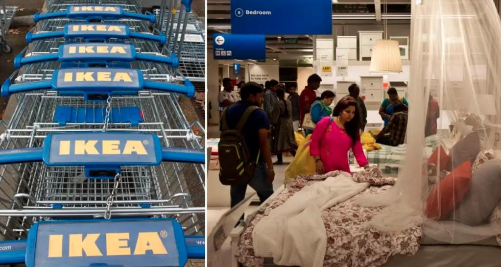 Ночь в IKEA: в Америке посетители популярного мебельного магазина могут провести ночную вечеринку прямо в торговом зале