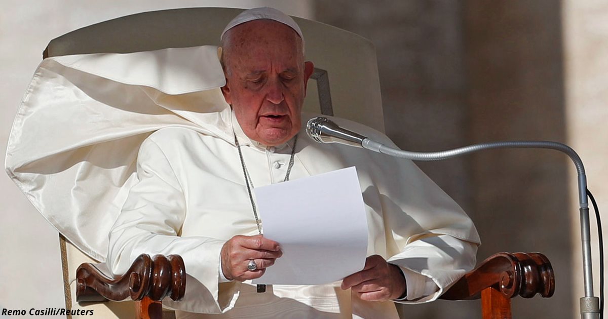 Папа: «Страны, которые говорят о мире и продают оружие, — лицемеры»