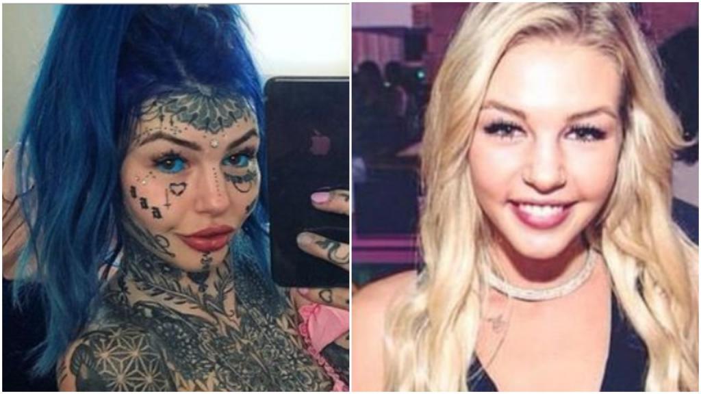 Эмбер Люк: модель, у которой более 100 татуировок, выставила фото до нанесения их на тело