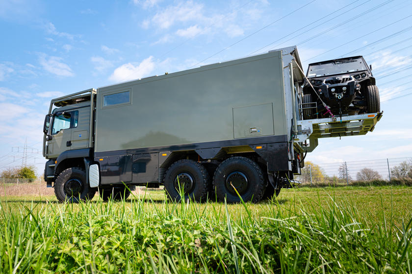 Симбиоз грузовика и роскошного автодома: компания Unicat GmbH представила свое творение   Unicat MD56c MAN TGS 6x6