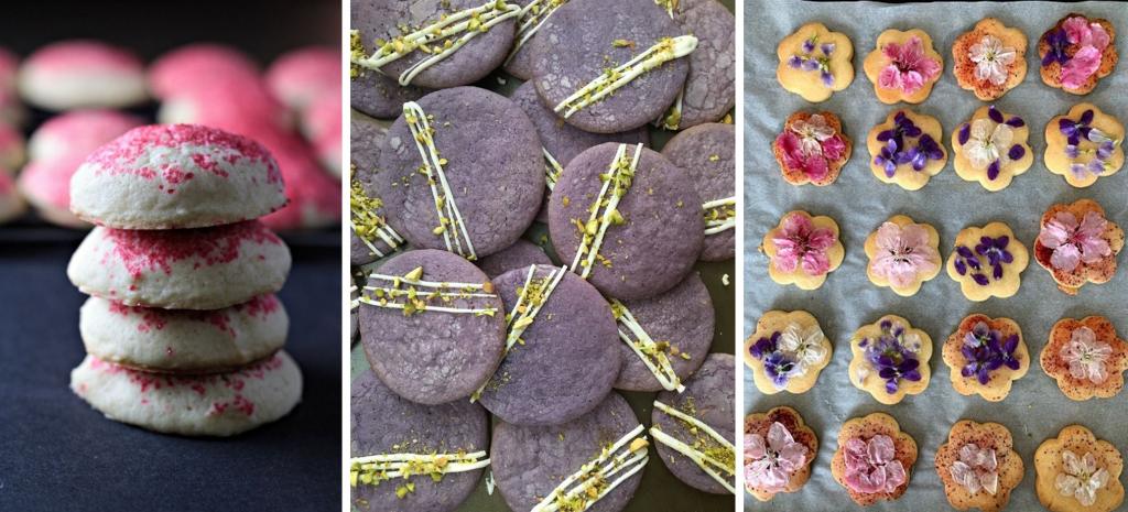 Лавандовое, нежно-розовое или украшенное лепестками цветов: рецепты печенья для романтического весеннего настроения