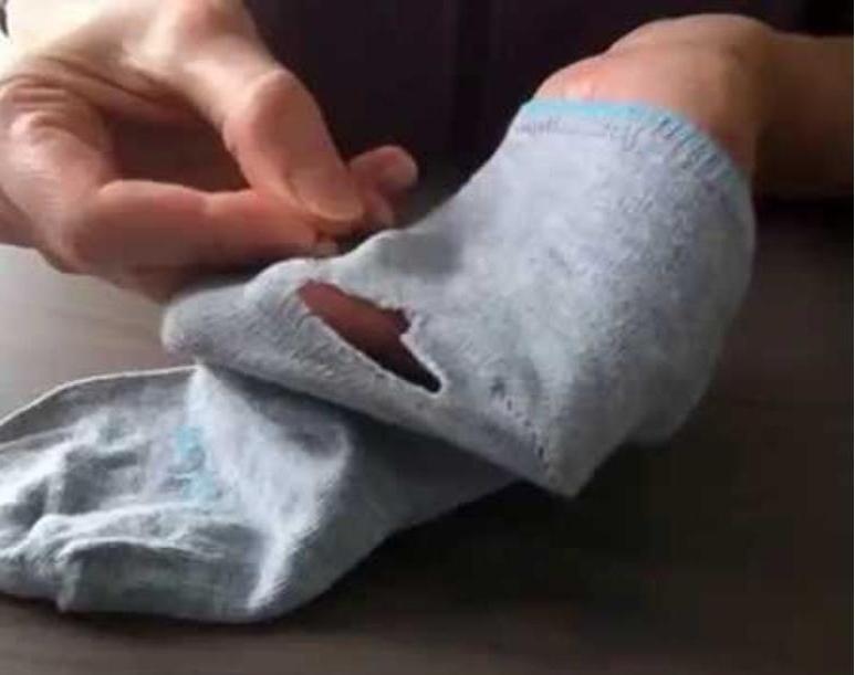 Как заштопать носки