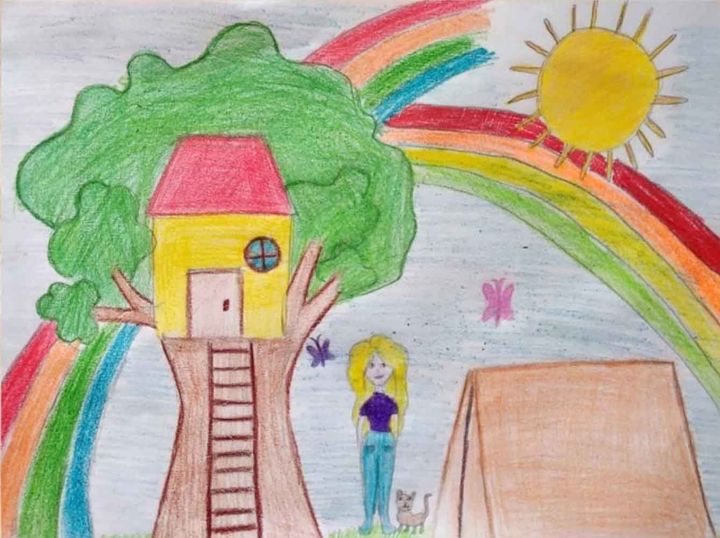Дети нарисовали, каким видят двор своей мечты: дизайнеры воплотили в жизнь площадки с горками, домиками на дереве и яркими кораблями