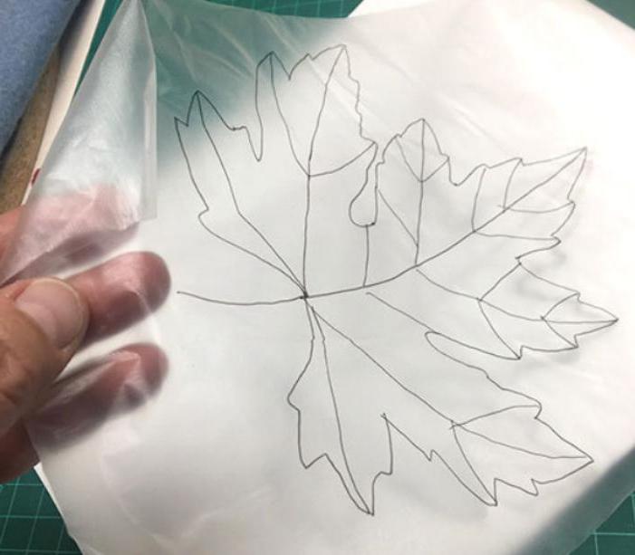 Чаша или абажур из вышитых листьев своими руками для декора: инструкция с фото