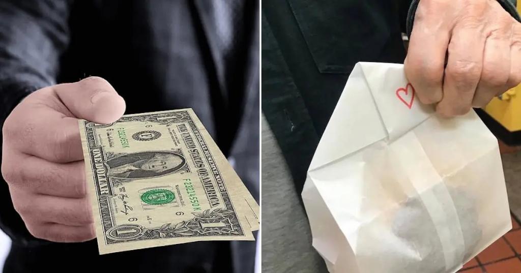 Менеджер потеряла дар речи, когда постоянный покупатель заплатил за пончик с заварным кремом $ 1000