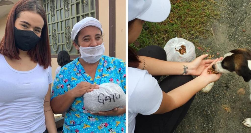 Девушка пожертвовала 150 килограммов корма для собак в разгар пандемии. Семьи благодарны юной волонтерше