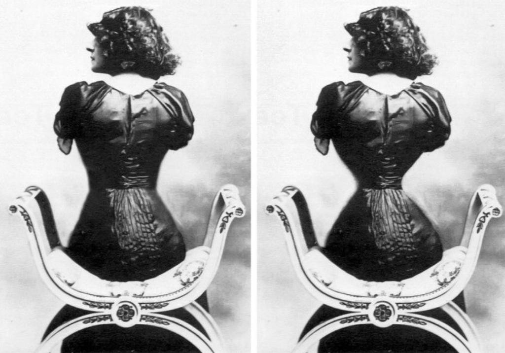 Помните те фото с невероятно узкой талией женщин начала ХХ века? Так вот это тоже ретушь