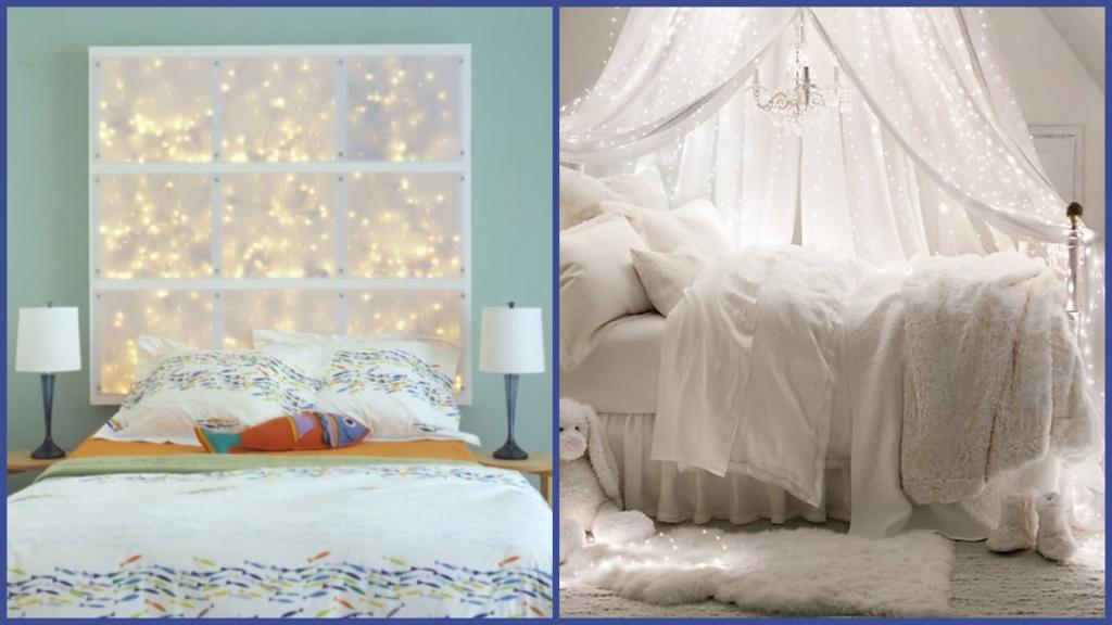 Романтика в моде: дизайнеры показали последний тренд   украшение спален гирляндами из лампочек (фото)