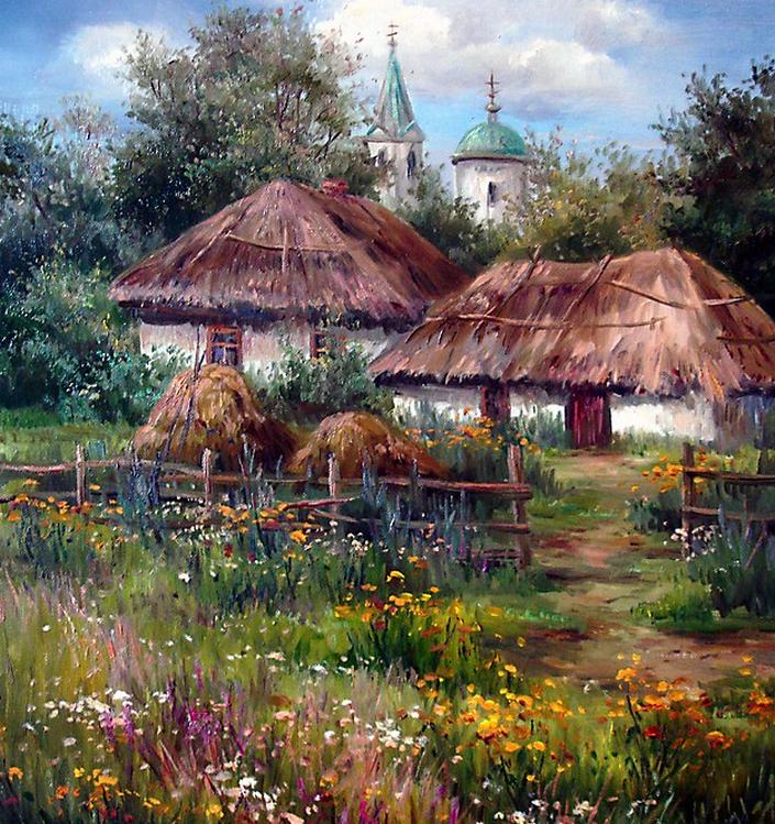 Реализм, искренность и правдивость в деревенских летних пейзажах Ольги Одальчук