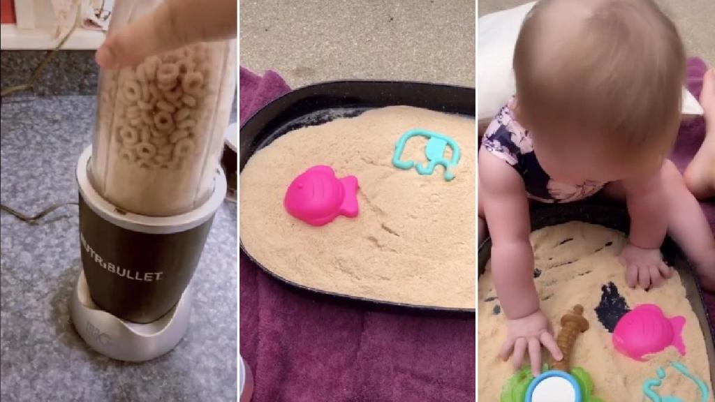 Невероятный лайфхак от мамы: совершенно «съедобный песок» для малыша