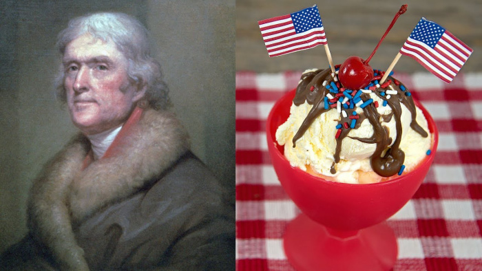 Рецепт мороженого от американского президента Томаса Джефферсона, и история появления этого лакомства в США
