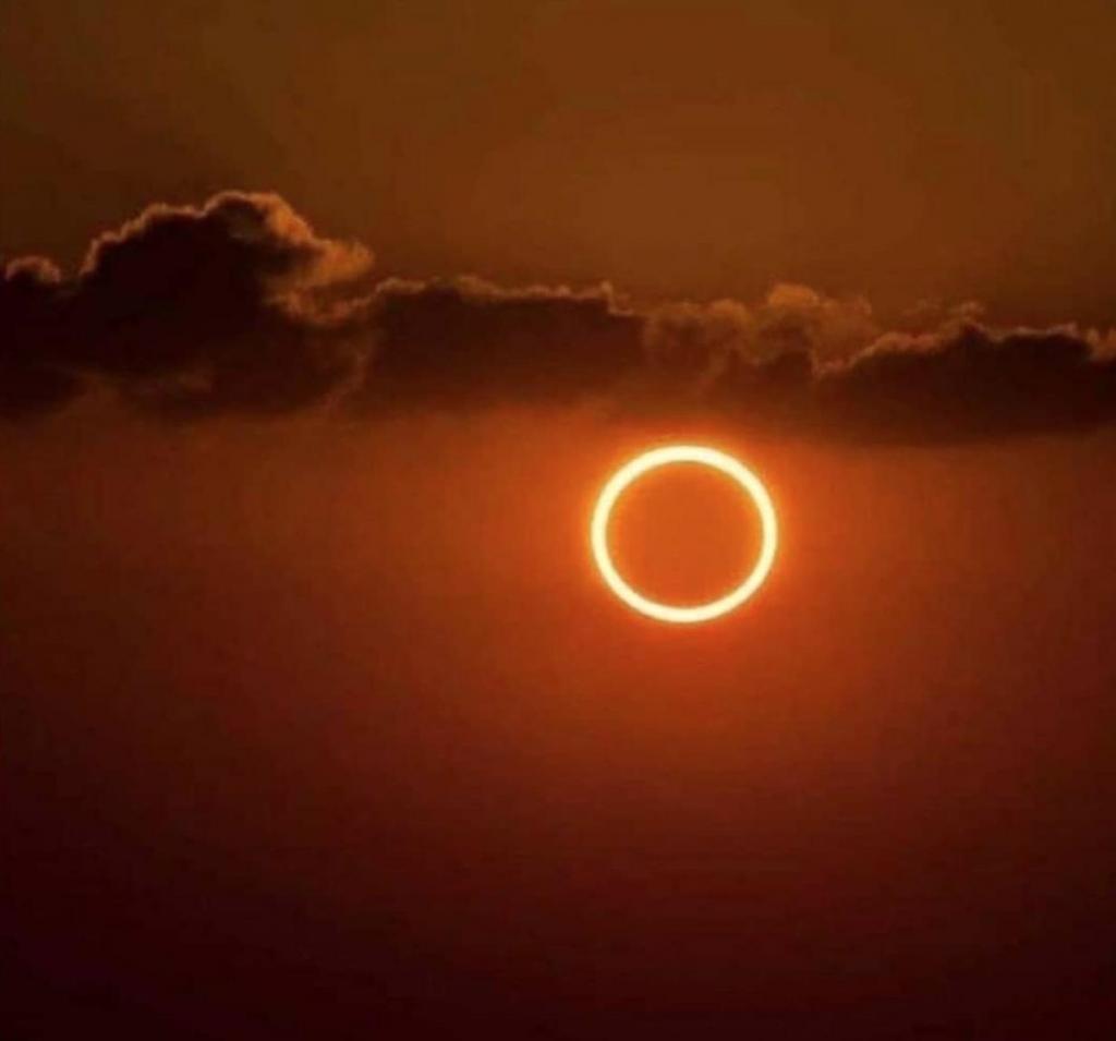 Для тех, кто пропустил кольцо огня: люди делятся фотографиями затмения, которое было 21 июня