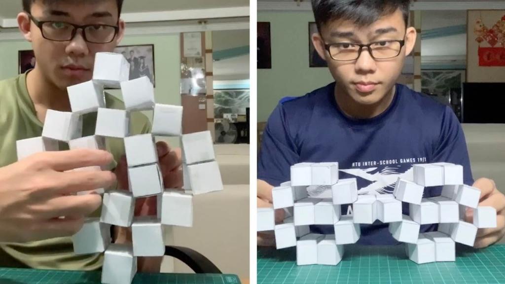 Настоящий эксперт: парень делает невероятные оригами   они словно живые (видео)