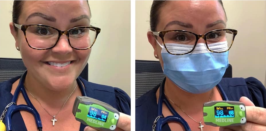 Приводит ли ношение маски к дефициту кислорода в крови: молодая врач провела эксперимент