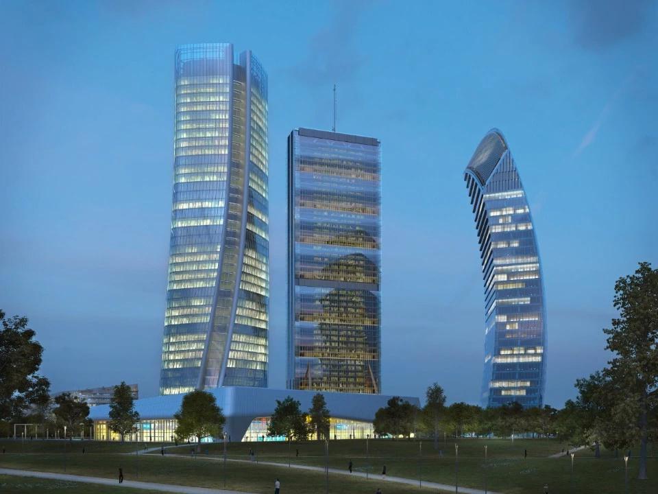 Миланская башня готова: часть нового коммерческого комплекса CityLife имеет высоту 175 метров, 39 этажей и купол более 30 метров