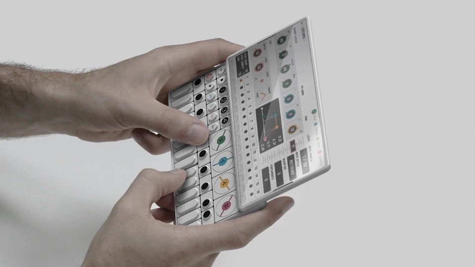 Клавиатура и сенсорный экран   новая концепция смартфона для музыкантов