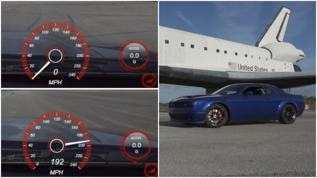 Dodge Challenger: захватывающее видео, как мощный суперкар достигает скорости 326 км/ч