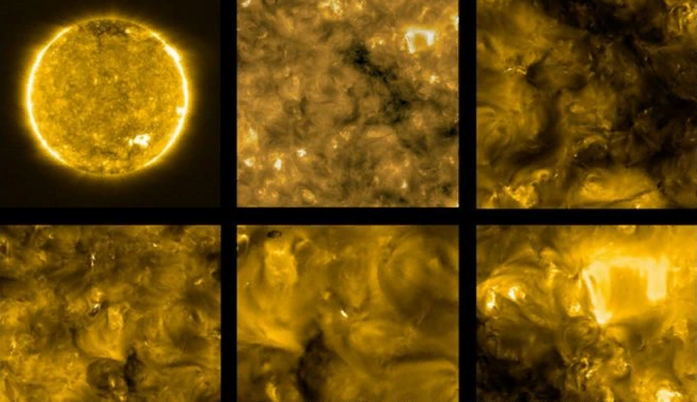 Впервые мы можем увидеть Солнце с рекордно близкого расстояния: фотографии с зонда Solar Orbiter, находящегося на полпути к светилу