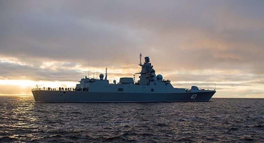 Фрегат «Адмирал Горшков» вышел в Белое море на испытания - экипаж фрегата проверит функционирование всех корабельных систем