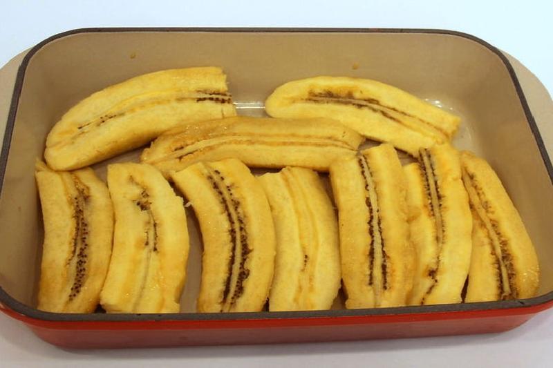 Печеные бананы