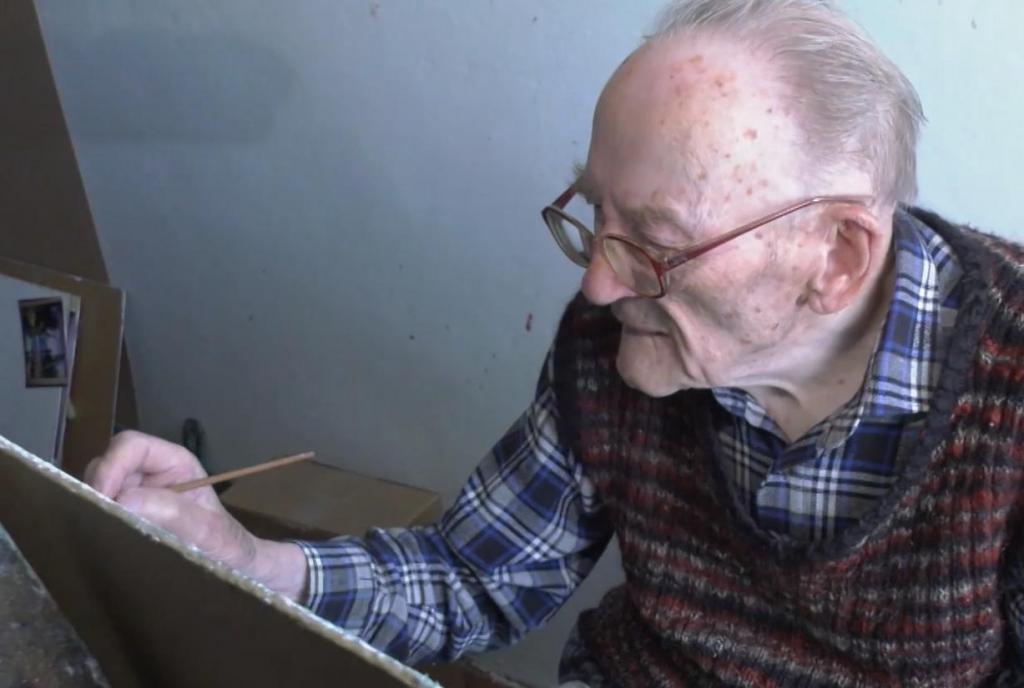 Жизнь и творчество Николая Лисицына: история 96-летнего ветерана из Томска, который пишет пейзажи с сибирской природой