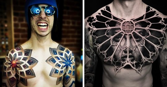 15 татуировок на груди, которые затмят собой все украшения
