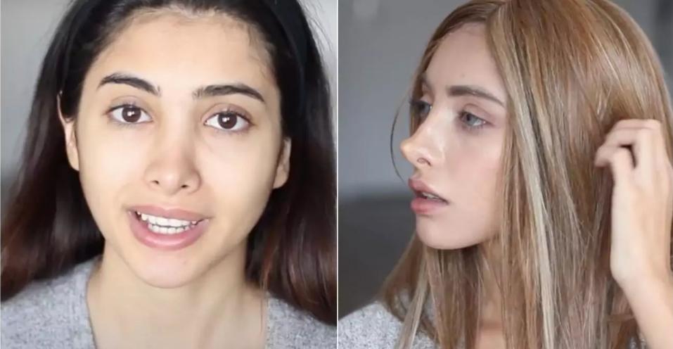 Была азербайджанкой, а стала европейкой: девушка изменила себя с помощью макияжа так, что даже родственники ее не узнали
