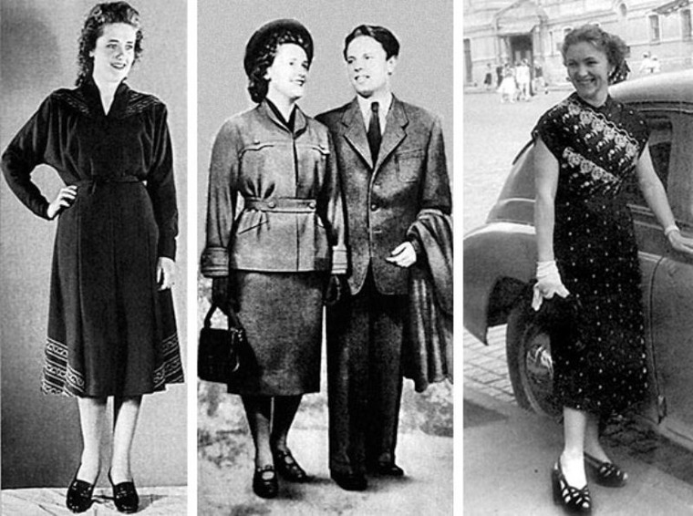Мода 1955 года фото в ссср