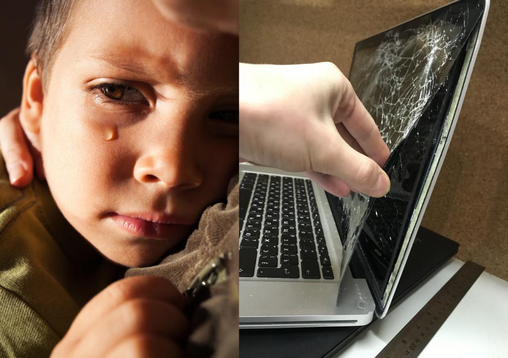 9-летний мальчик в гостях сломал ноутбук своего двоюродного брата, но его мать отказалась платить за ремонт