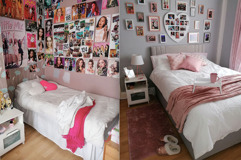 12-летняя девочка решила самостоятельно сделать ремонт в свой комнате. Обновленная спальня выглядит свежо и стильно, а родители не разорились