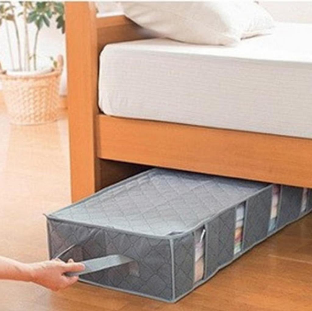 Хранение вещей под кроватью: 8 советов как правильно организовывать гардероб