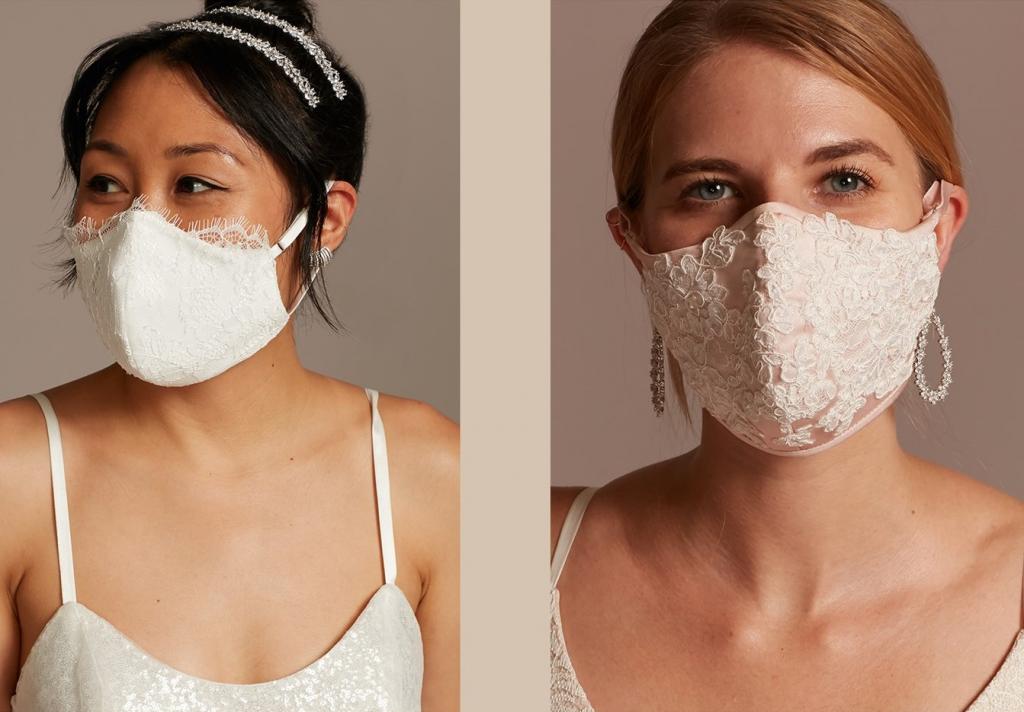 Невесты носят защитные маски, которые гармонируют со свадебным платьем, и они прекрасны (фото)