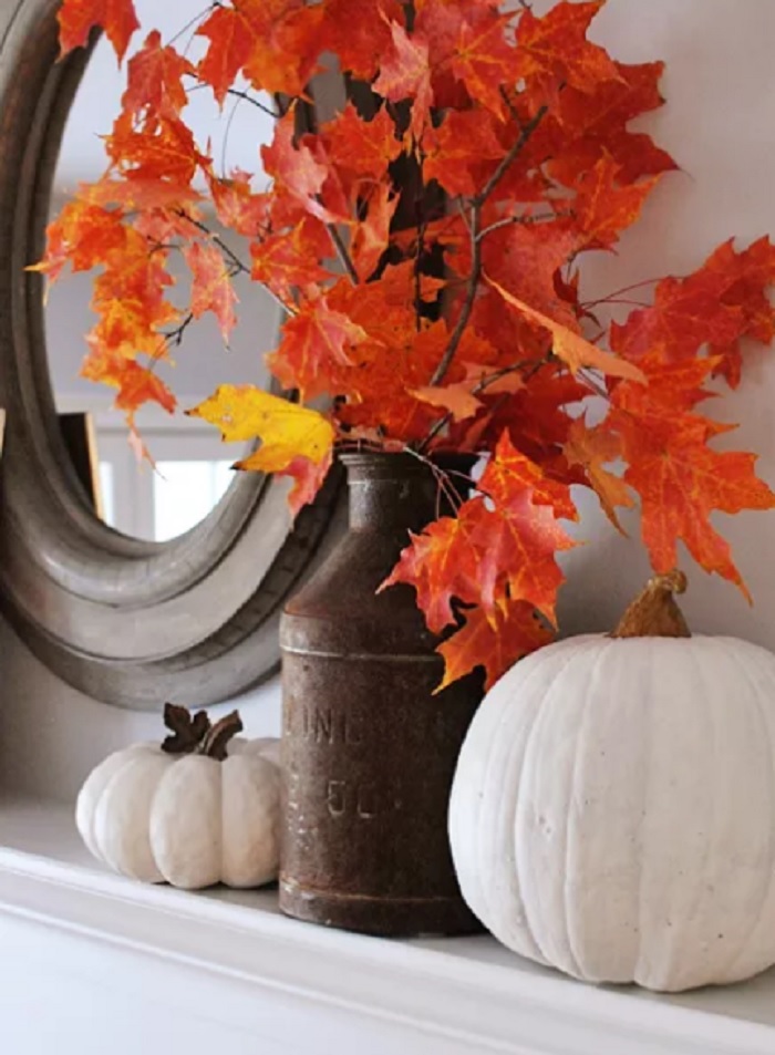 Осеннее настроение: как быстро украсить дом листьями