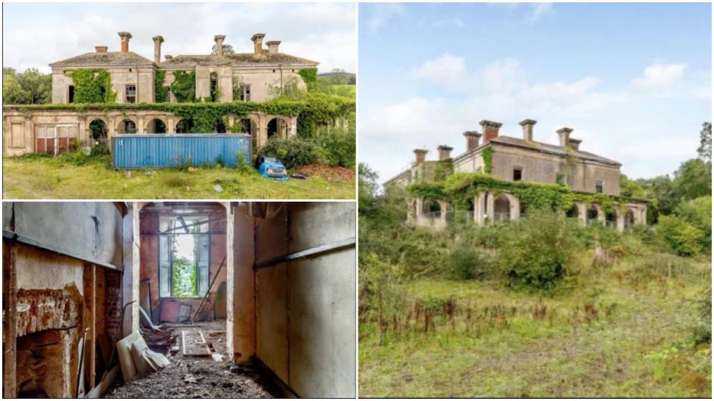 Жуткий заброшенный особняк в Англии, расположенный на 400 сотках земли, продается всего за £400 000 (фото внутри и снаружи)
