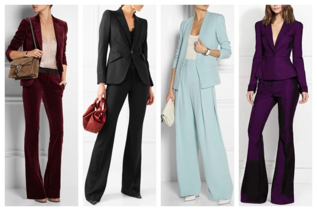 Даже в строгом деловом костюме можно выглядеть женственно и утонченно: выбираем комплект в соответствии с типом фигуры