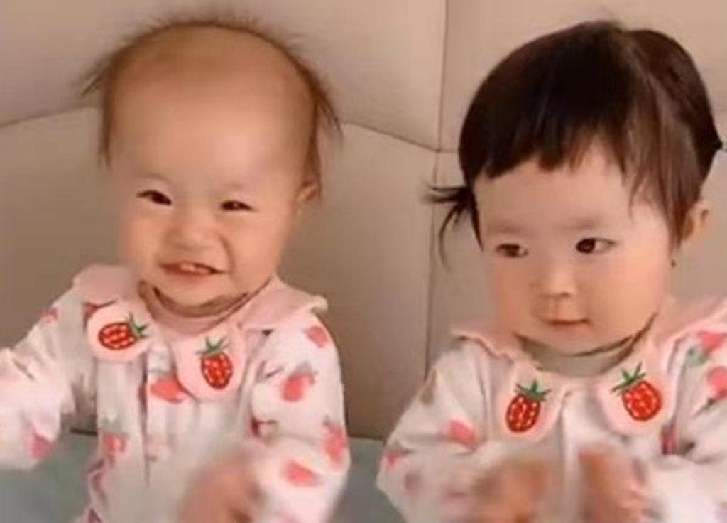 Различить их несложно: мама разместила в Сети фото своих дочек-близняшек