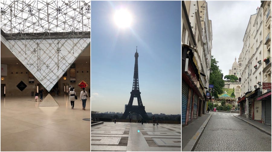 Пока в Париже не было туристов, полюбоваться им вышли местные жители: они уверяют, что безлюдный город выглядит куда симпатичнее (фото)