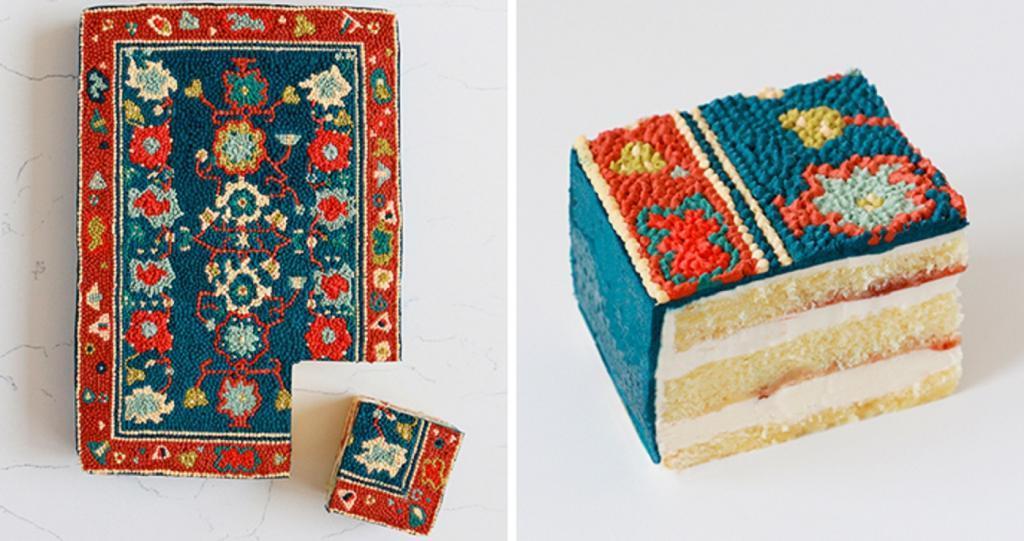Пекарь из Лос-Анджелеса создает потрясающие торты, которые выглядят, как причудливые персидские ковры