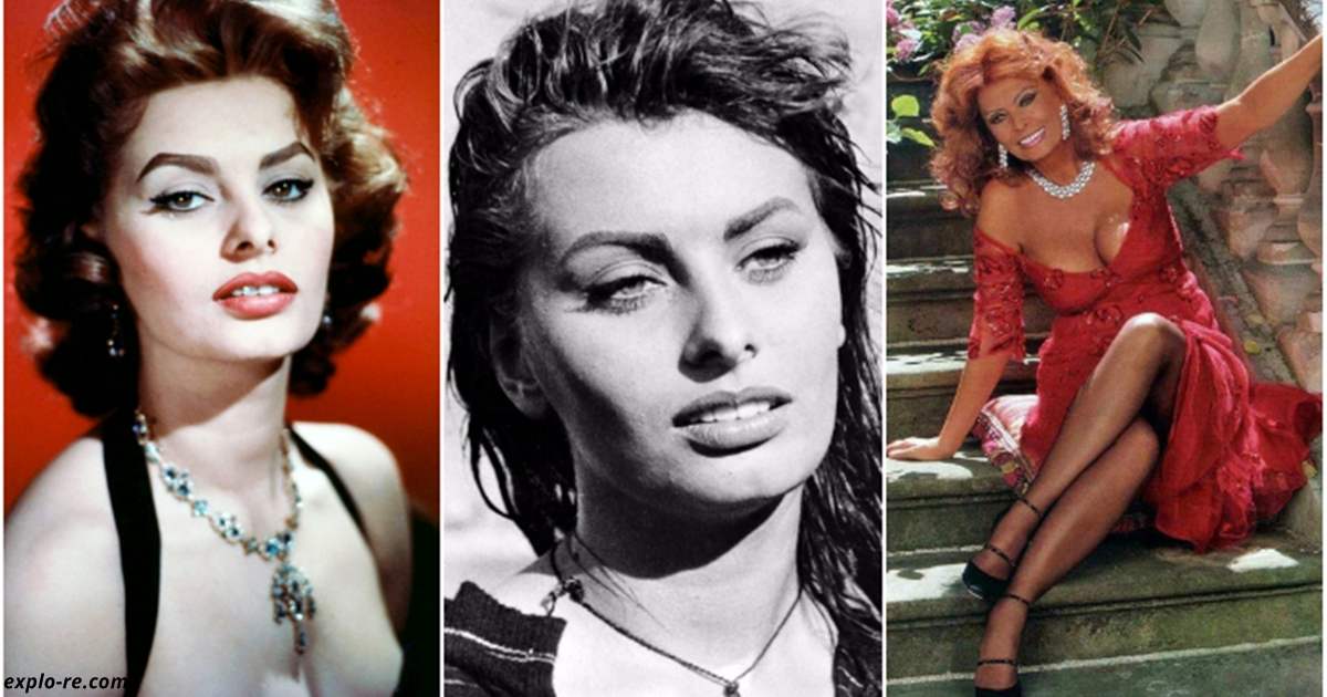 Совсем другое лицо: как выглядела первая красавица мирового кино Софи Лорен до пластики